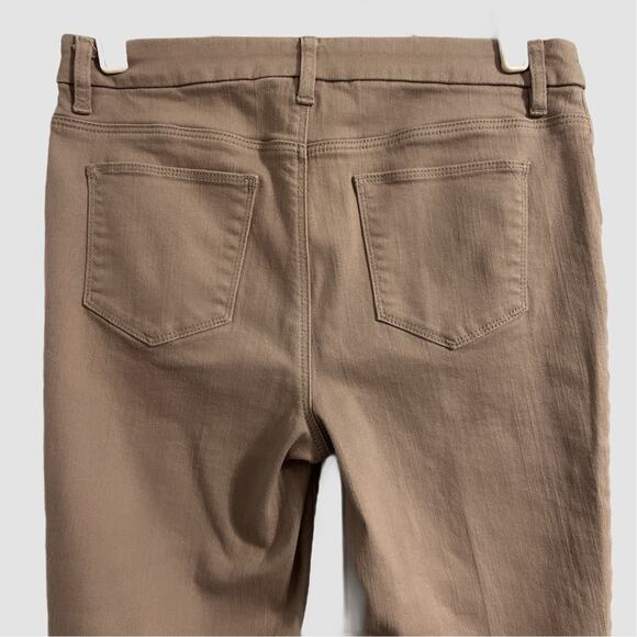 Chico’s Perfect Stretch Girlfriend Slim Leg Tan Ankle Jeans Size 0/ Small - Picture 4 of 5